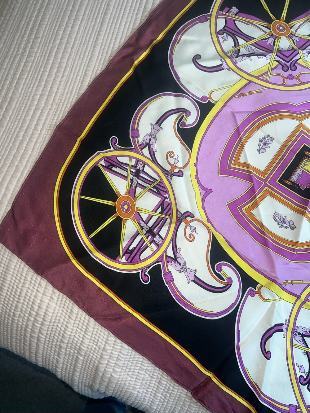 Hermes Carre 70 Washington’s Carriage Scarf - Picture 5 of 13